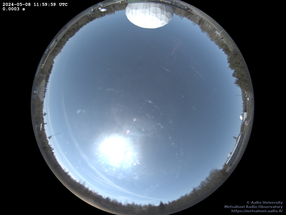 Northern Lights sky camera Metsähovin, Finland